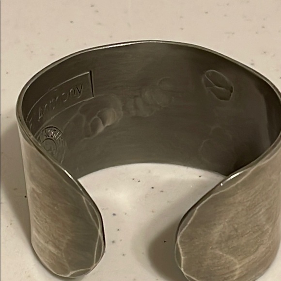 F Anthony Wendell August Forge Silver (tone Cuff adjustable Bracelet cougar cat - Picture 6 of 14
